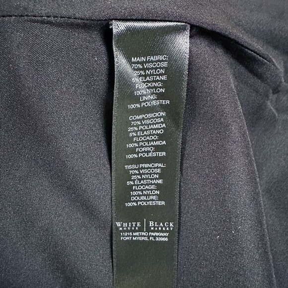 2PC: WHBM Top/Skirt Sz10 Gray Black Velvet 3D Floral Whimsigoth Office Y2K Retro - Picture 9 of 11